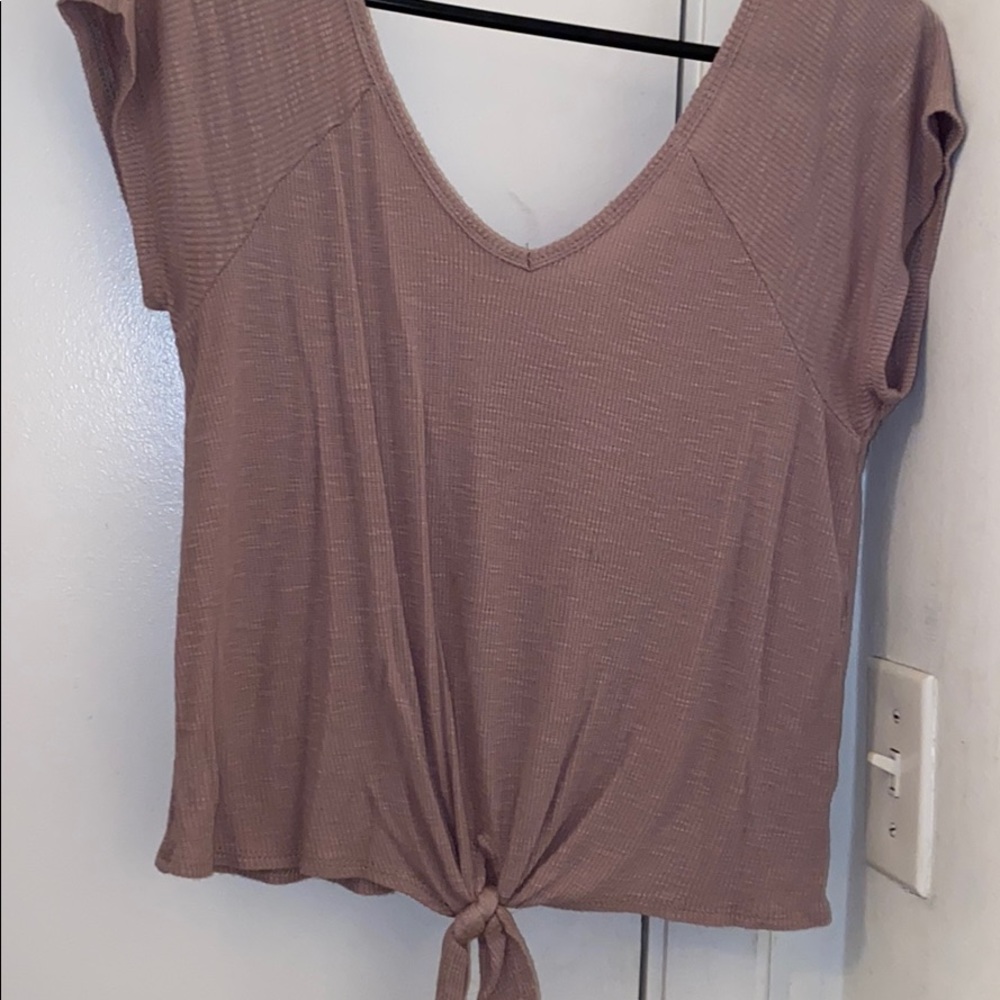 cropped short sleeve